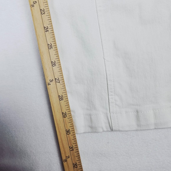 Judy Blue White Cargo Pants High Rise Straight Leg Utility‎ Womens 13/31 White - Picture 13 of 13